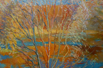 Oil painting Autumn landscape by Titarenko Maria Anatolyevna