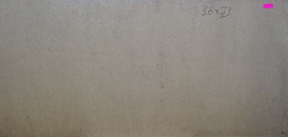 Back of Oil painting Mountain landscape Fomin Anatoly Nikiforovich on beige canvas