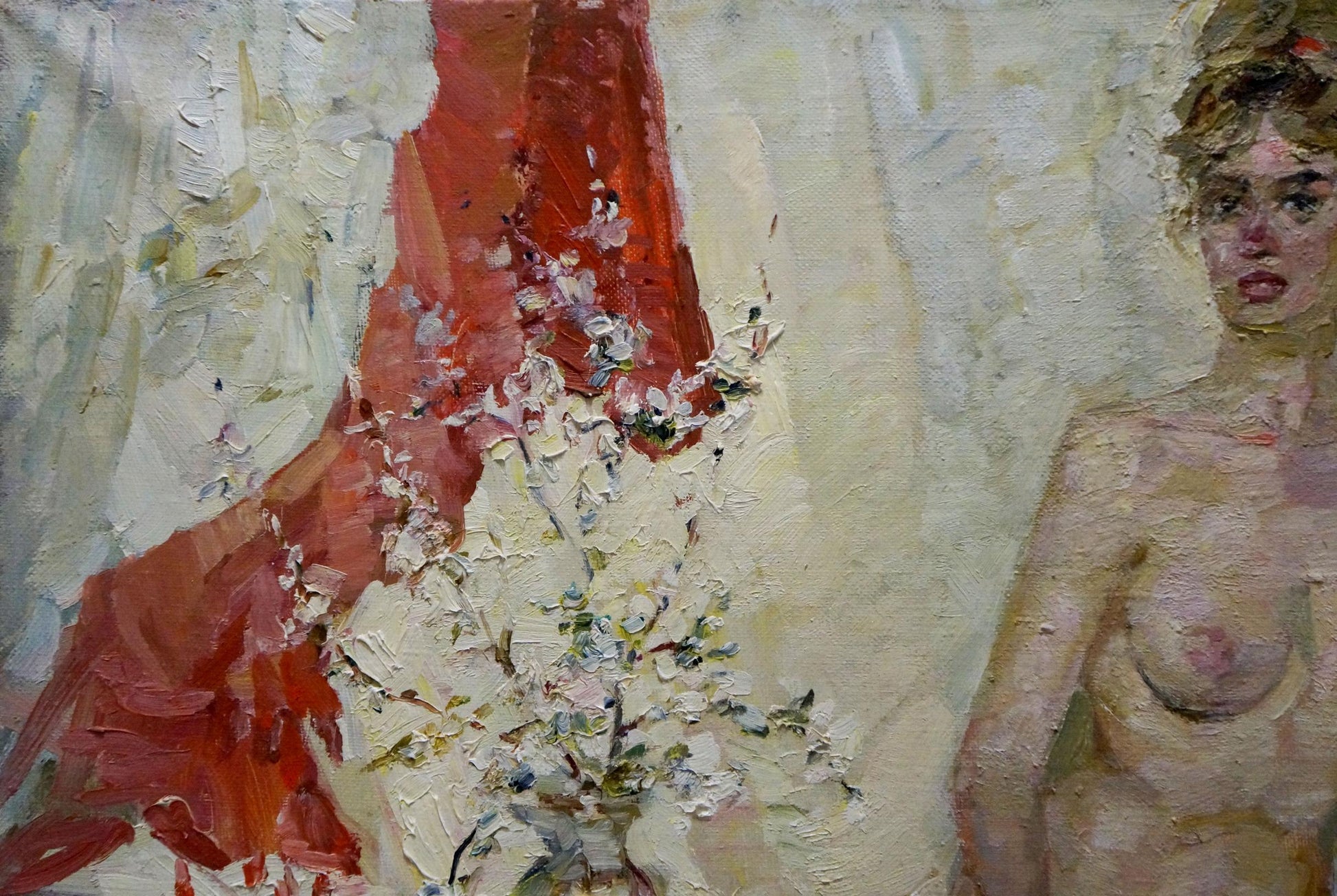 Oil painting of female figure by Titarenko Maria Anatolyevna