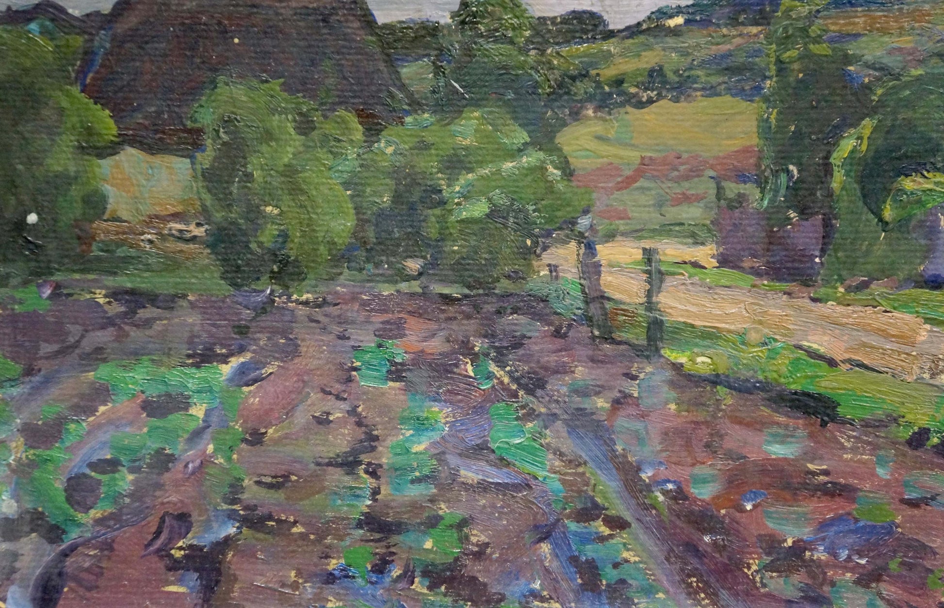 Oil painting Evening in Poltava region by Fomin Anatoly Nikiforovich