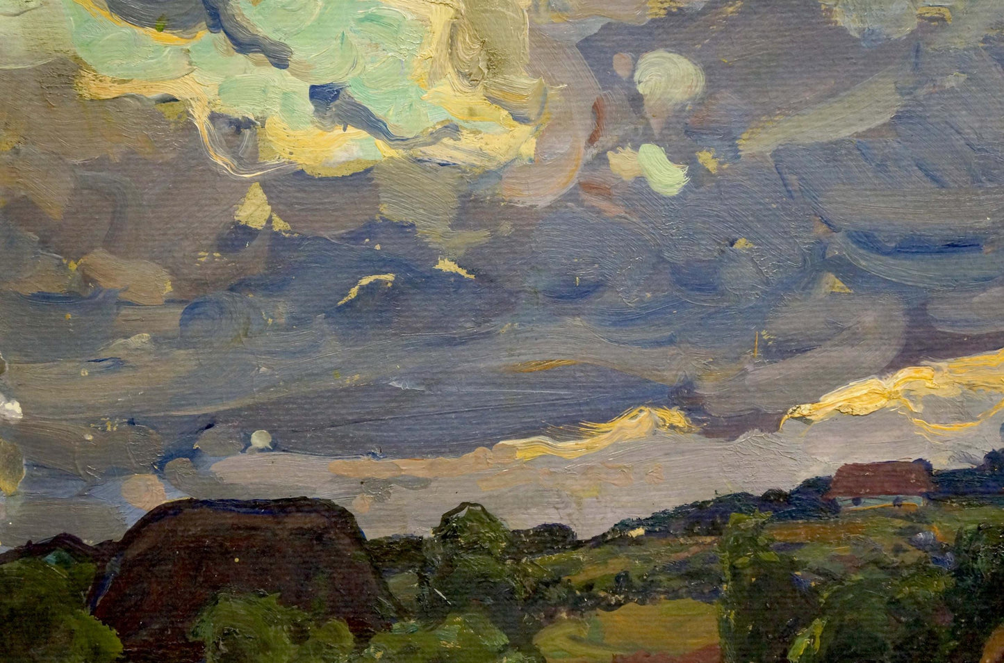Oil painting Evening in Poltava region by Fomin Anatoly Nikiforovich