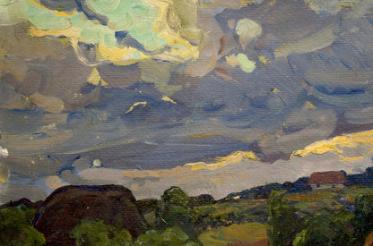 Oil painting Evening in Poltava region by Fomin Anatoly Nikiforovich