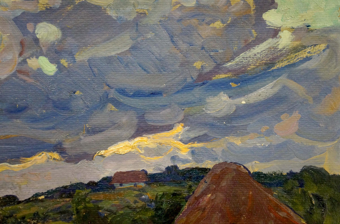 Oil painting Evening in Poltava region by Fomin Anatoly Nikiforovich