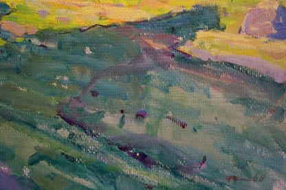 Oil painting Morning in the Meadow by Fomin Anatoly Nikiforovich