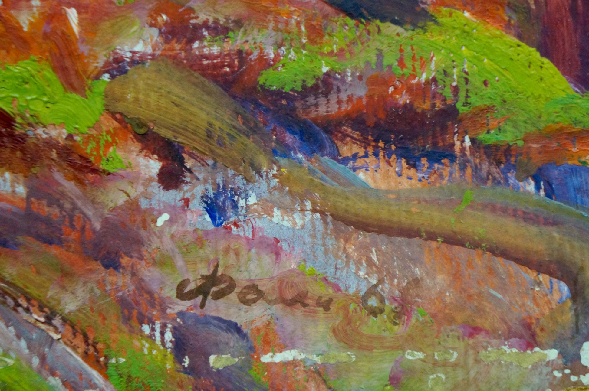 Vibrant Quiet Lake oil painting by Fomin Anatoly Nikiforovich