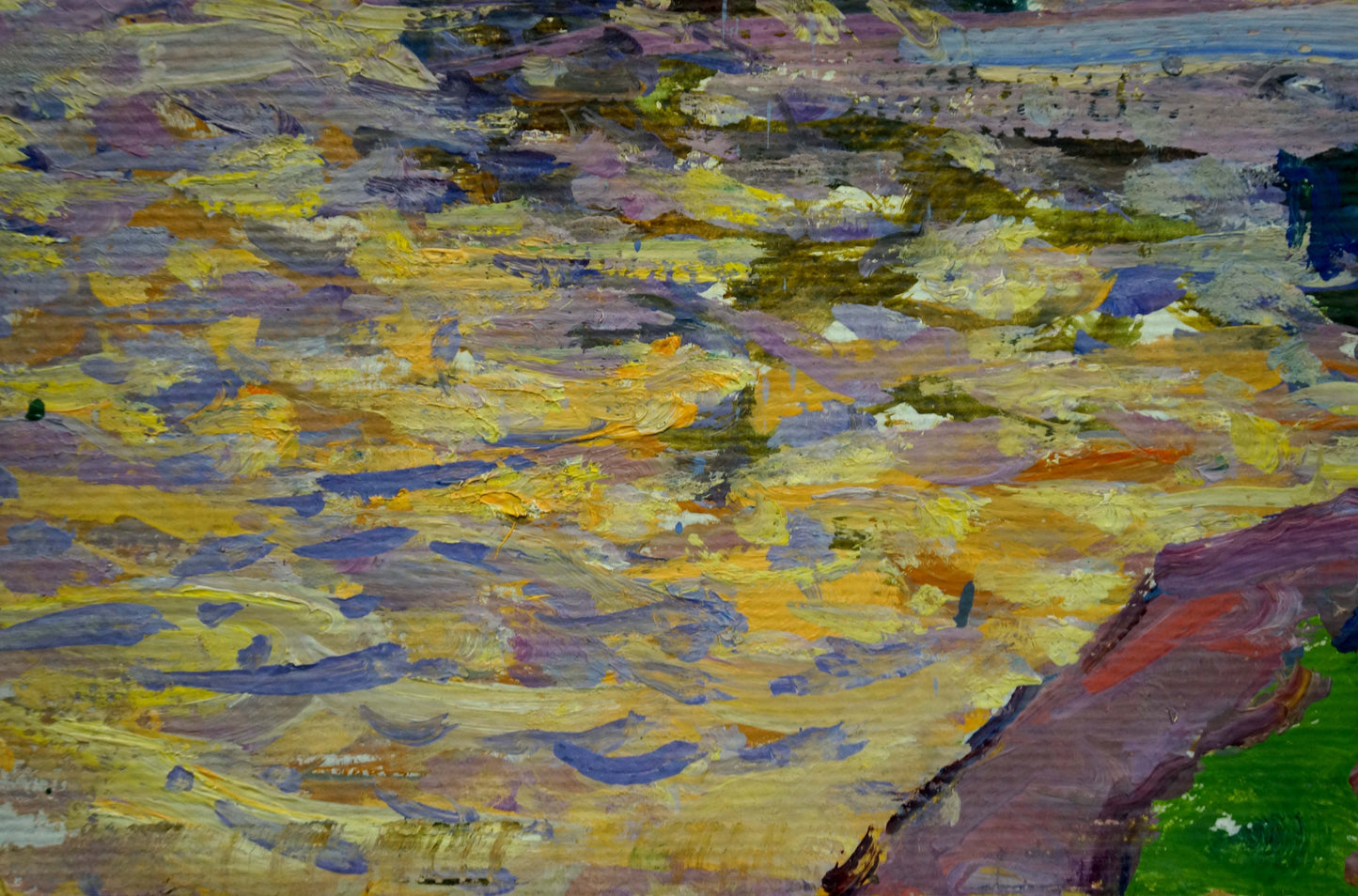 Vibrant oil painting At a Lake by Fomin Anatoly Nikiforovich