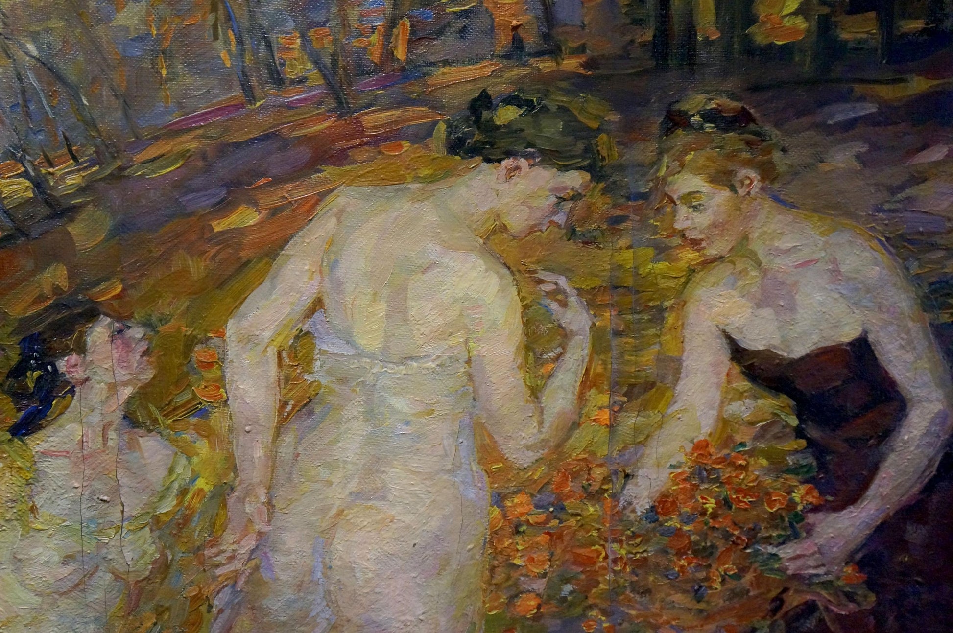 Oil painting Girls in the forest by Odarka Tytarenko