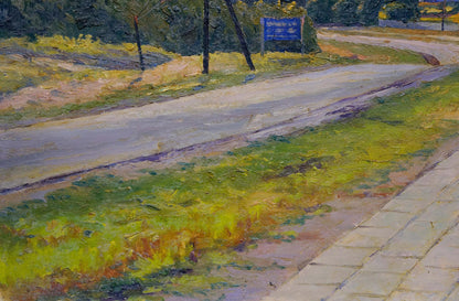 Oil painting Road to Town by Zhurakovsky Victor Petrovich
