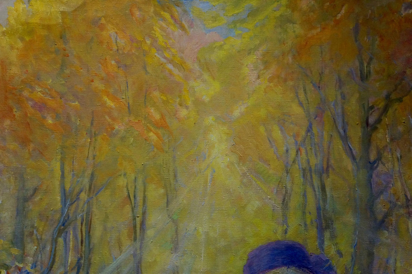 Oil painting Golden Autumn by Titarenko Maria Anatolyevna