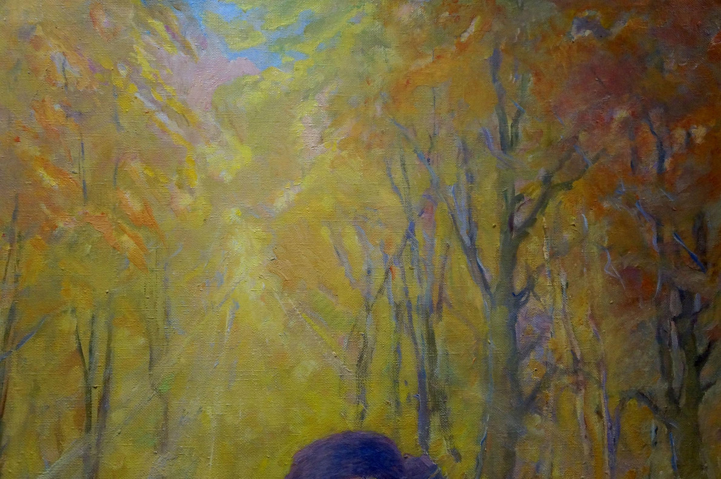 Oil painting Golden Autumn by Titarenko Maria Anatolyevna