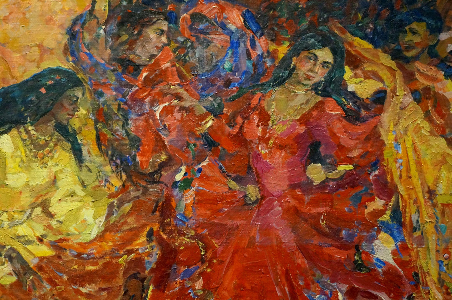 Vibrant oil painting portrait of gypsies by Tytarenko Odarka Anatoliivna