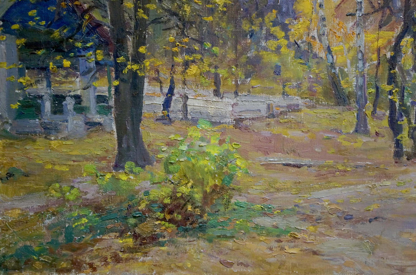 Oil painting Autumn Road to the Forest by Kisil Grigory Alekseevich