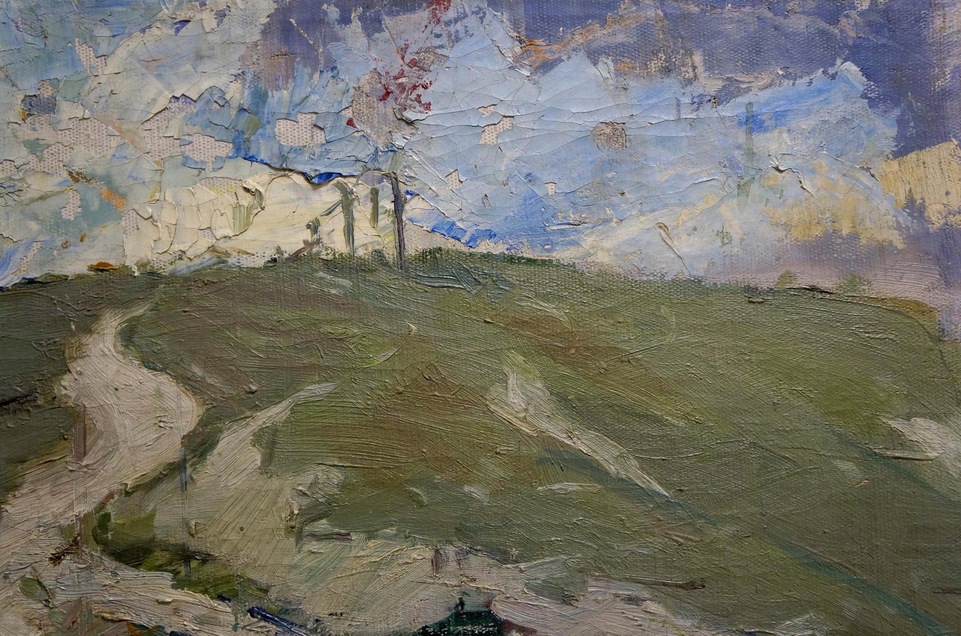 Oil painting Road to the Mountains by Kapkanets Tamara Nikitichna