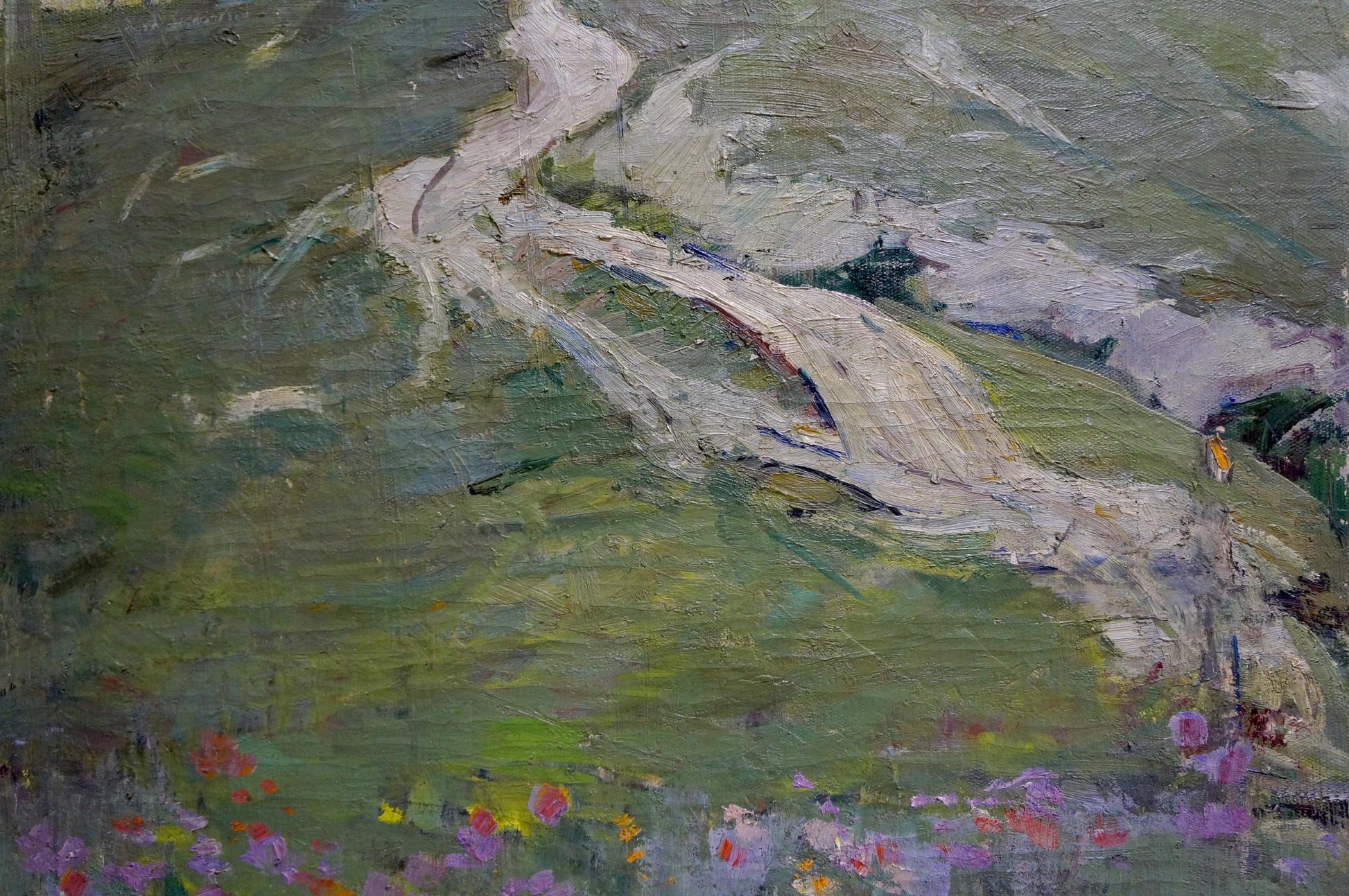 Oil painting Road to the Mountains by Kapkanets Tamara Nikitichna