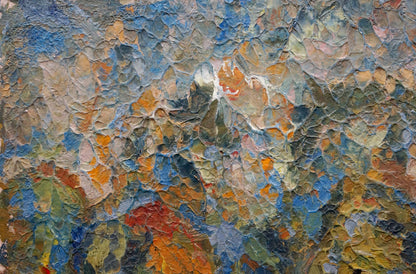 Abstract oil painting Like in fog by Dupliy Sergey Alexandrovich