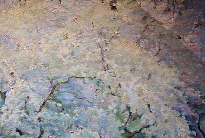 Oil painting of blooming tree by Tytarenko Odarka Anatoliivna