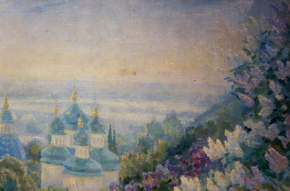 Oil painting of Monastery by Tytarenko Odarka Anatoliivna