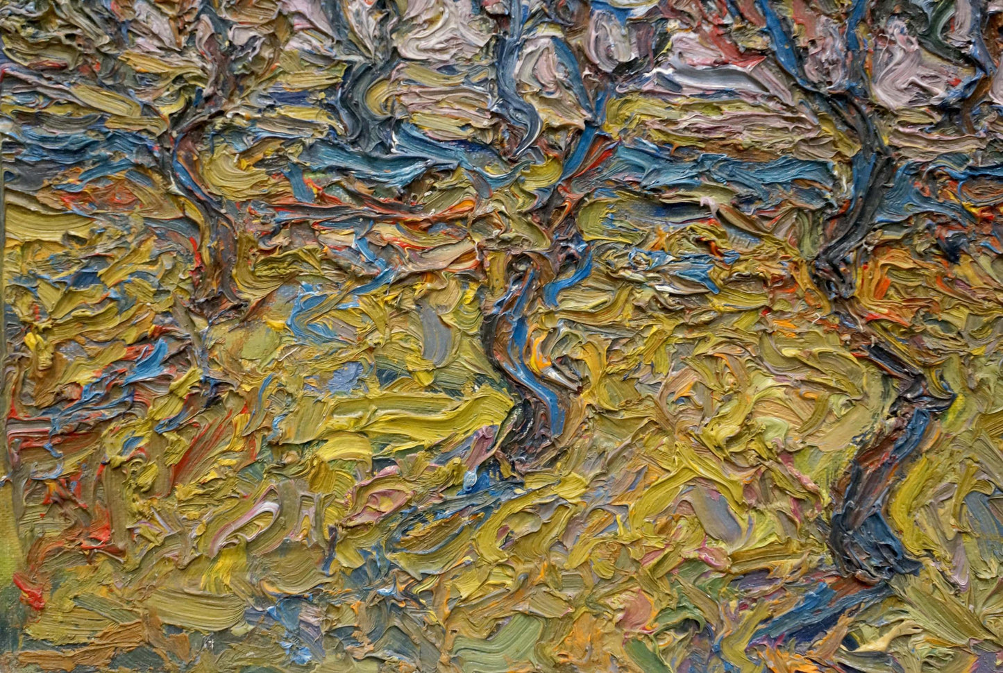 Abstract oil painting Sunny day by Fomin Anatoly Nikiforovich