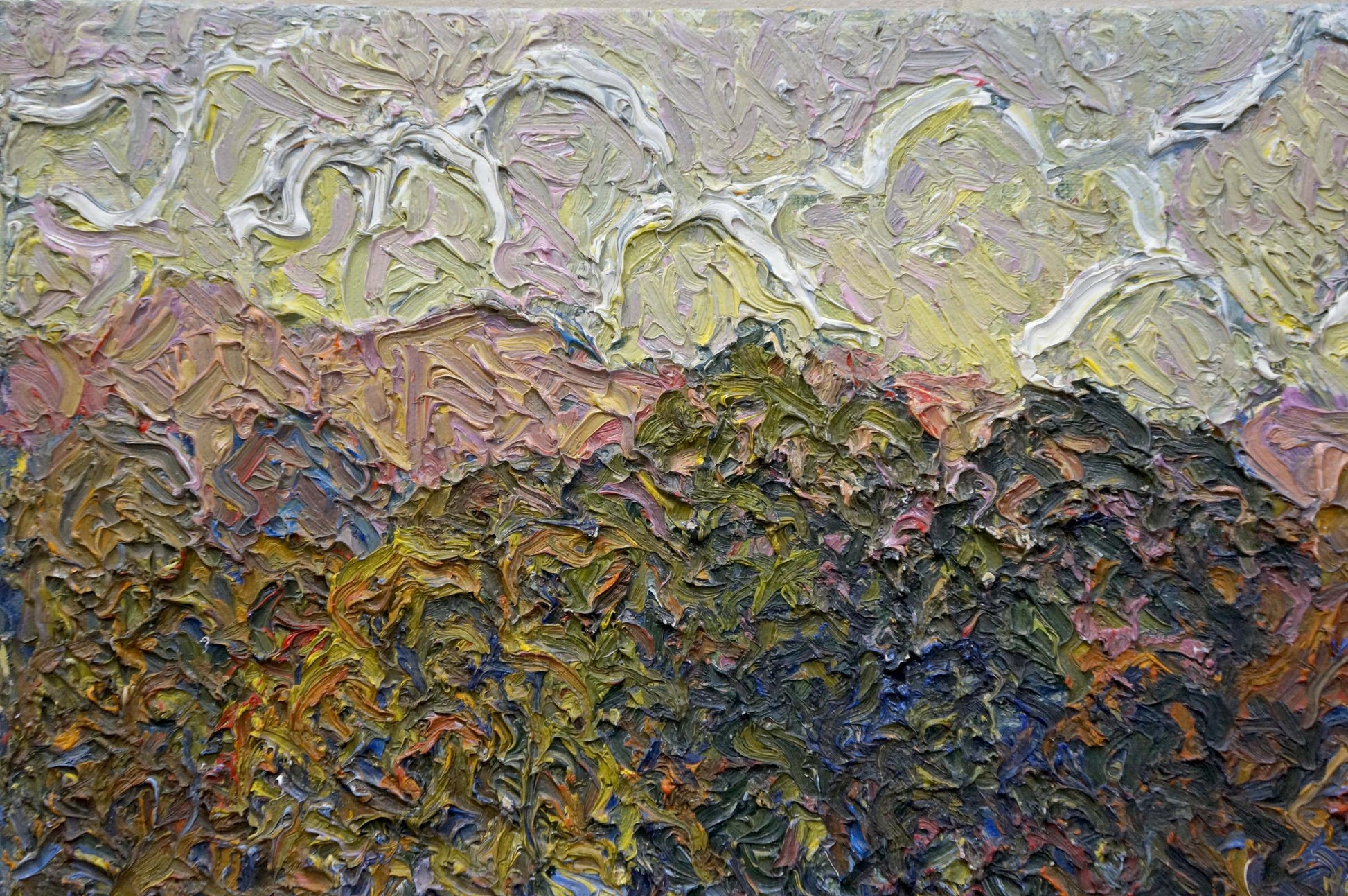 Abstract oil painting Sunny day by Fomin Anatoly Nikiforovich