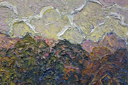 Impasto abstract oil painting Sunny Day by Fomin Anatoly Nikiforovich