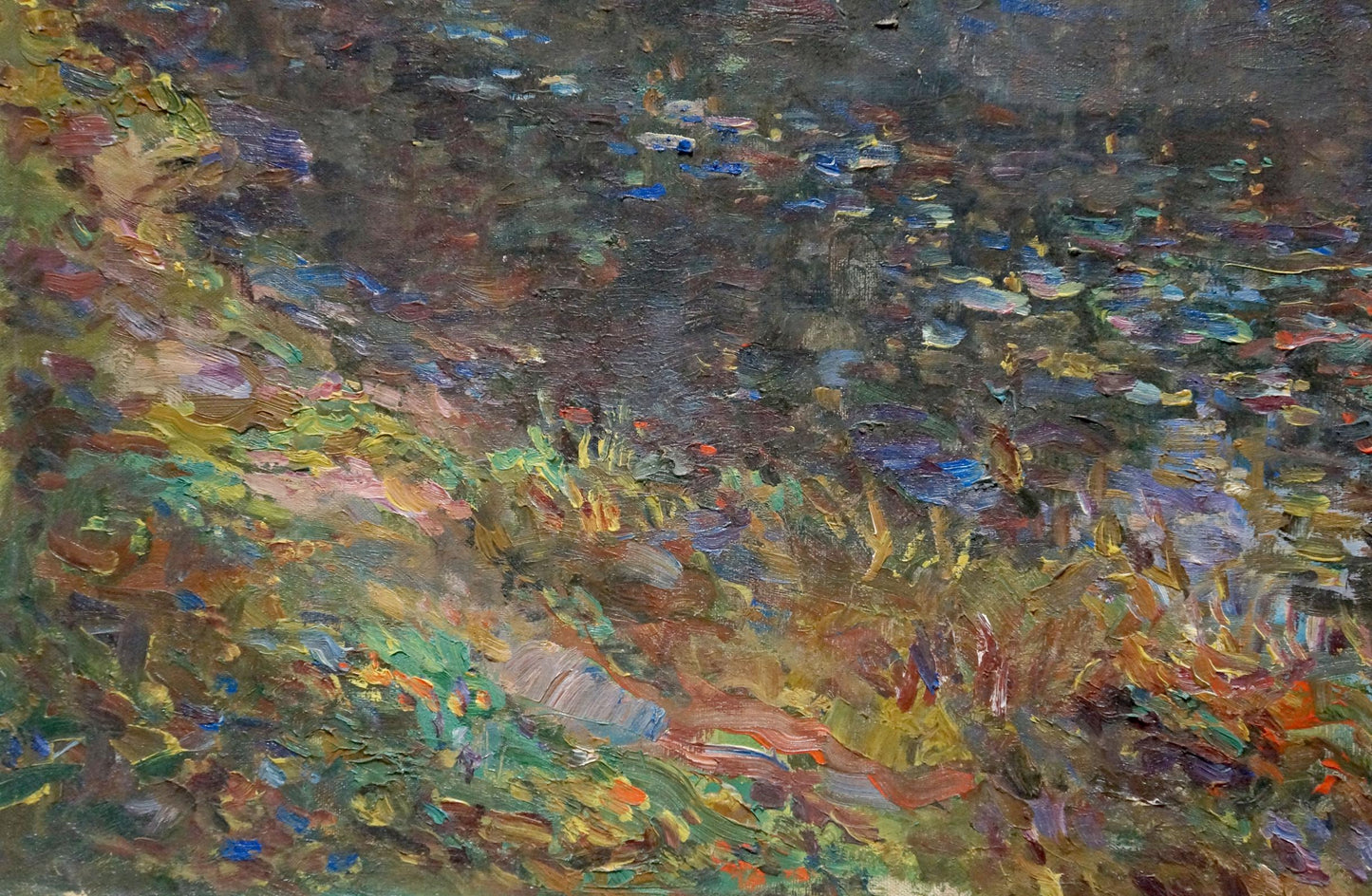 Impressionist water lilies oil painting by Titarenko Maria Anatolyevna