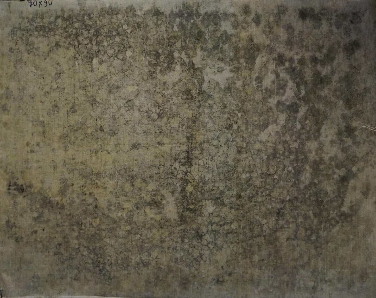 Oil painting It is getting dark by Titarenko Maria Anatolyevna on weathered concrete wall