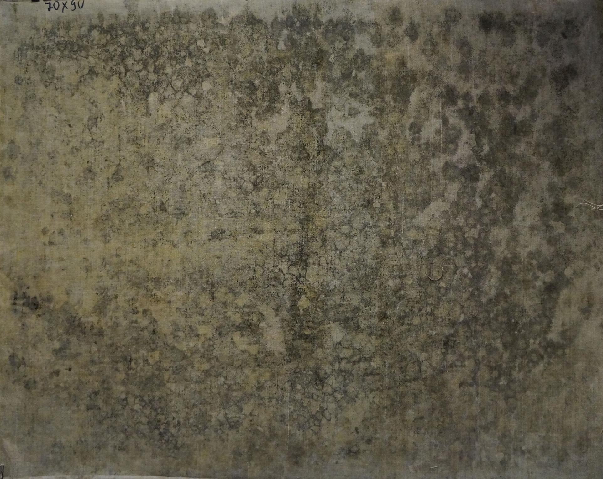 Oil painting It is getting dark by Titarenko Maria Anatolyevna on weathered concrete wall