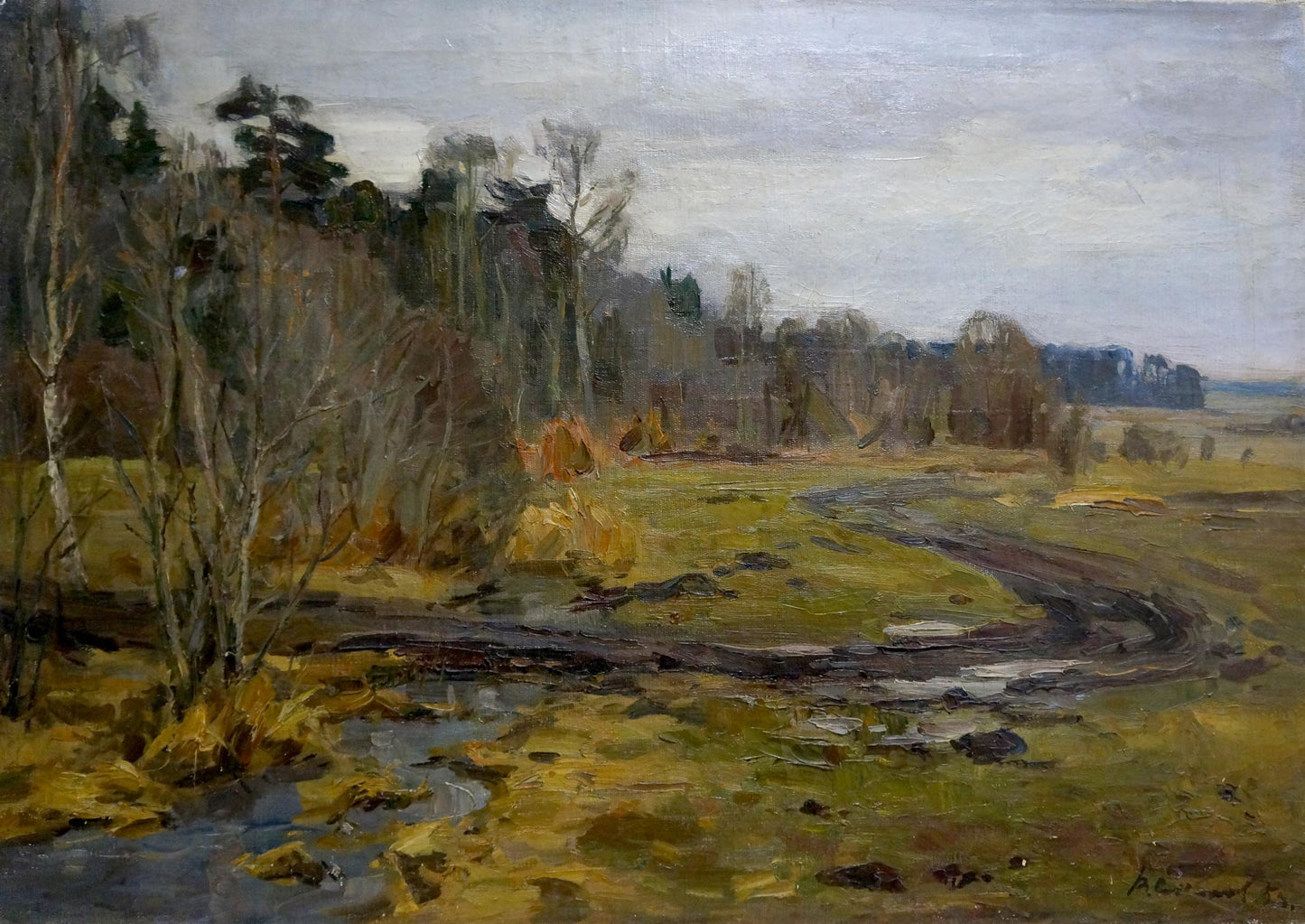 Oil painting Closer to the Forest by Sokolov Vasily Vasilievich