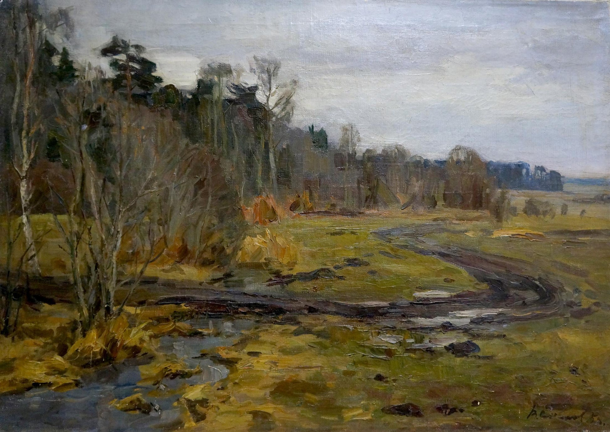 Oil painting Closer to the Forest by Sokolov Vasily Vasilievich