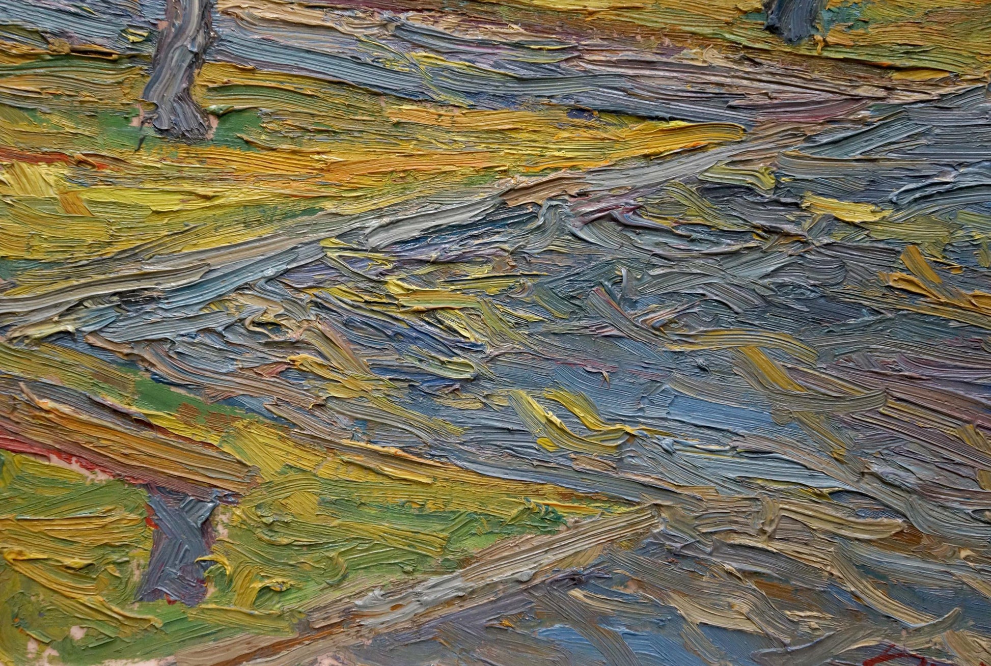 Textured impasto abstract oil painting Estate Dupliy by Sergey Alexandrovich