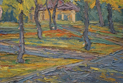 Impressionistic oil painting Estate Dupliy by Sergey Alexandrovich