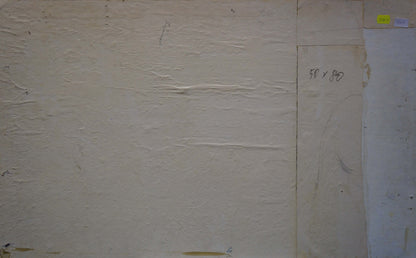 Beige textured wall with creases in Bortnikov Nikolay Fedorovich oil painting back