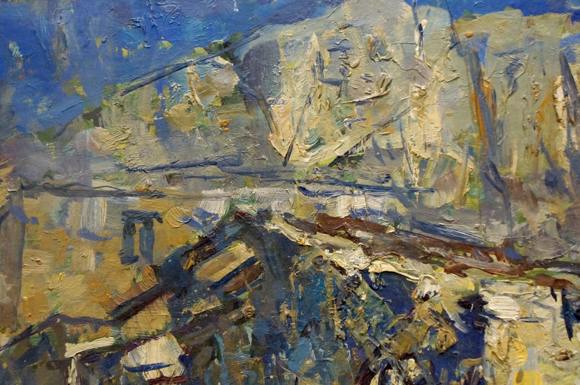 Impressionistic oil landscape painting by Kropko Alexander Petrovich