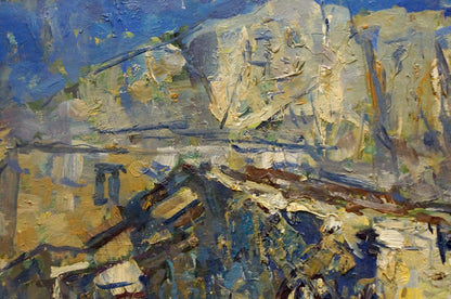 Impressionistic oil landscape painting by Kropko Alexander Petrovich