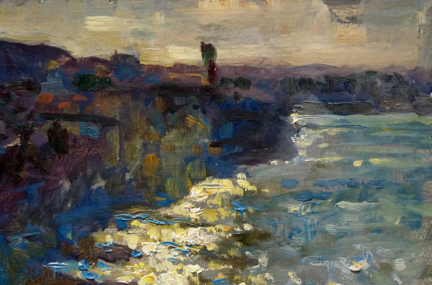 Impressionistic Sunset Kropko oil painting by Alexander Petrovich
