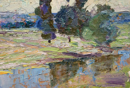 Impasto oil painting In the Country by Marynichenko Grigory Andreevich