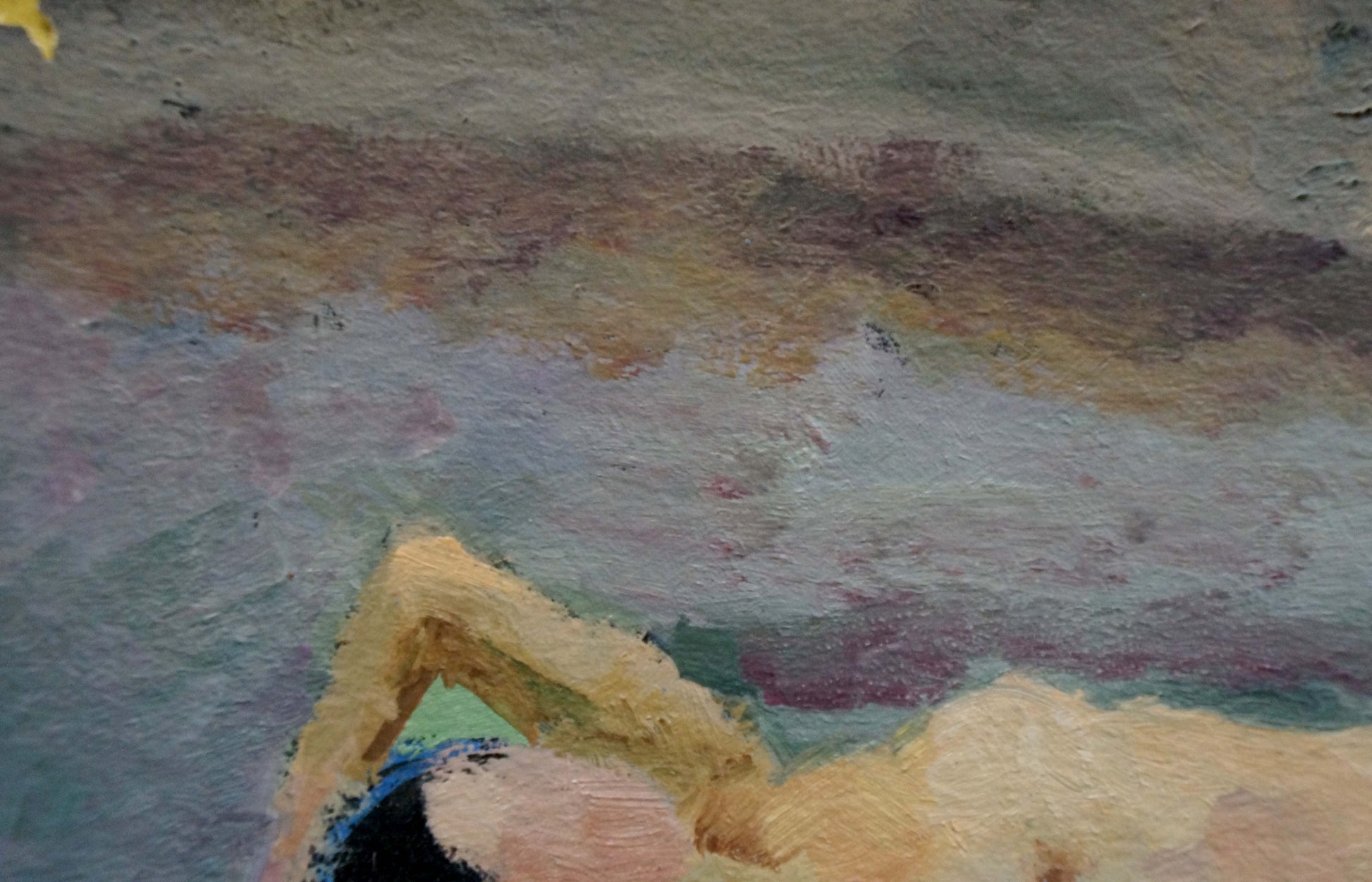 Oil painting of female figure by Tsvetkova Valentina Petrovna