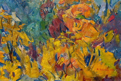 Vibrant Golden Autumn oil painting by Chegodar Vasily Dmitrievich