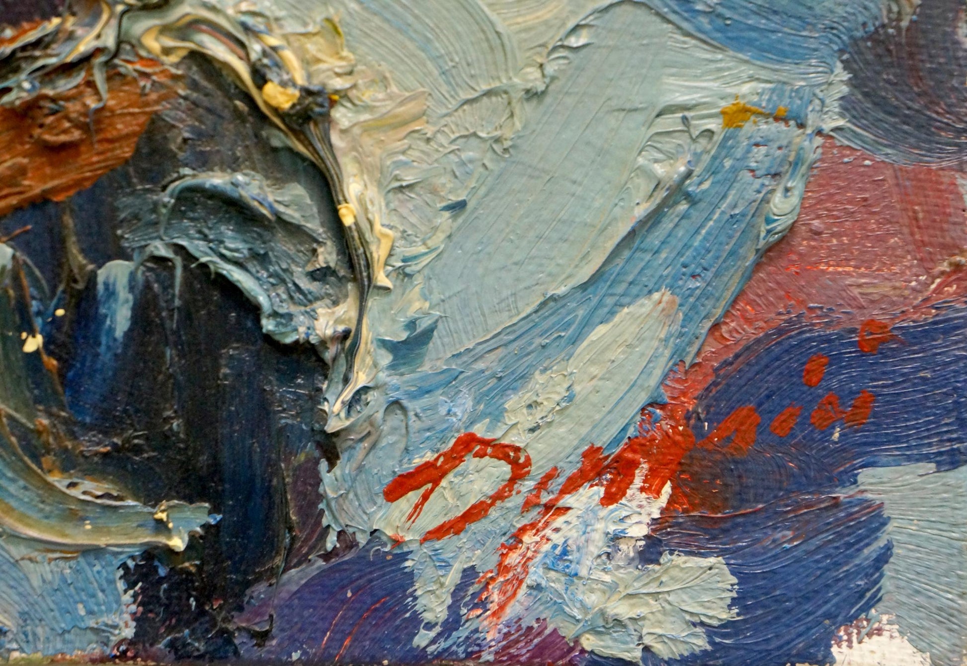 Abstract oil painting The waves by Dupliy Sergey Alexandrovich