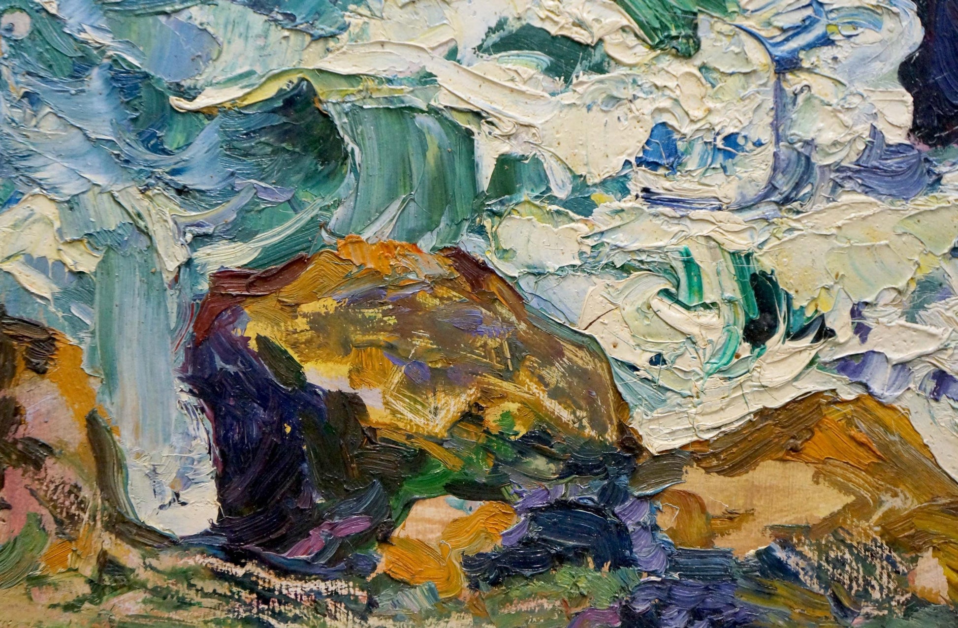 Textured impasto oil painting Sea Breeze by Shapovalov Sergey Gavrilovich