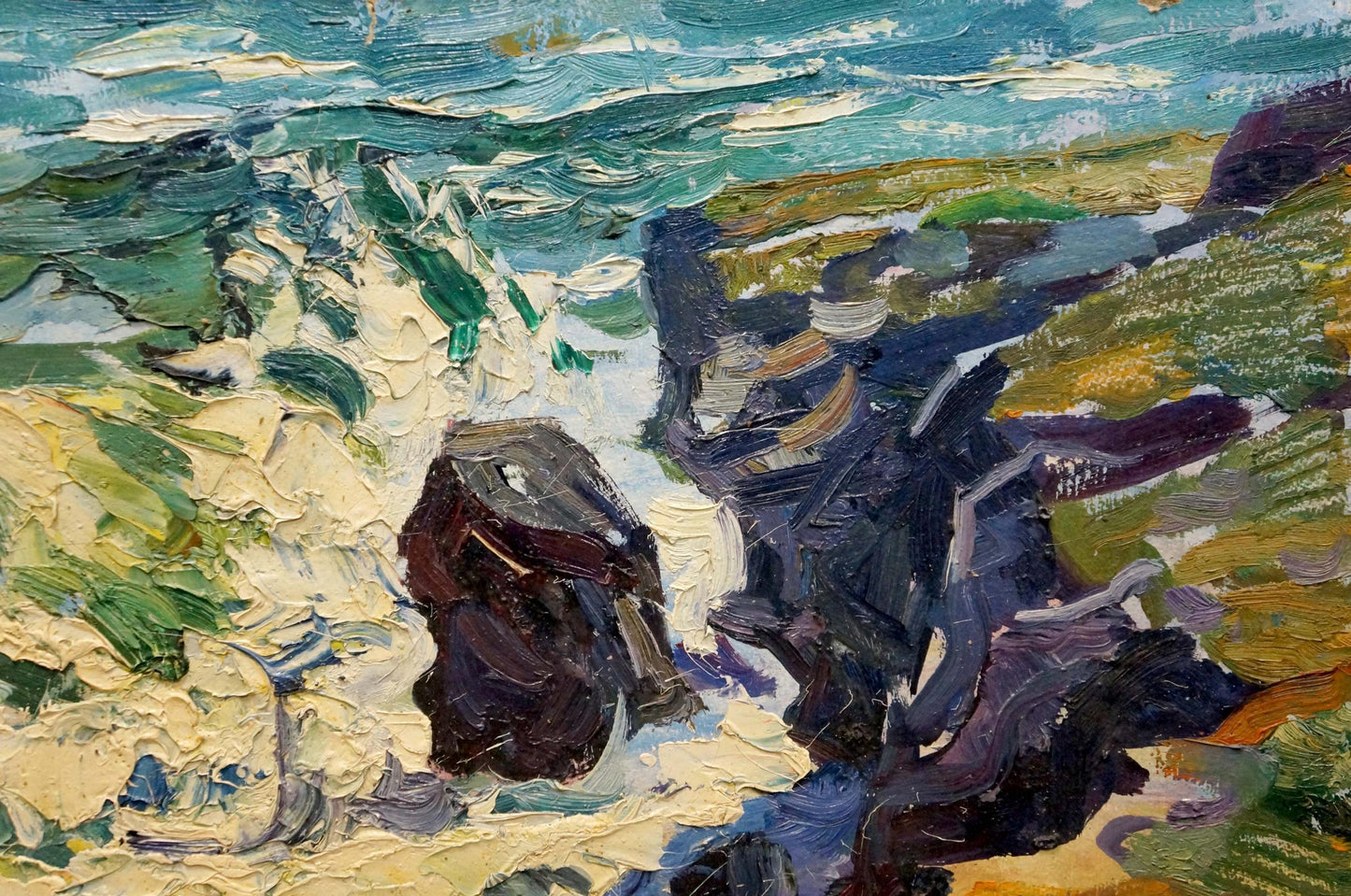 Textured impressionistic oil painting Sea Breeze by Shapovalov Sergey Gavrilovich