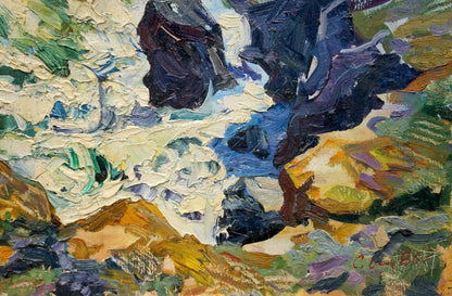 Impasto oil painting Sea Breeze by Shapovalov Sergey Gavrilovich