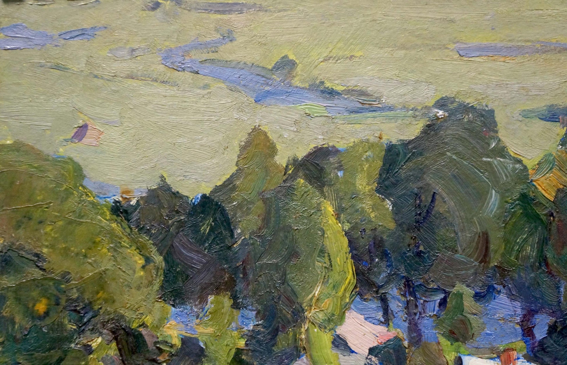 Oil painting Corner in the forest by Gantman Moisey Faibovich