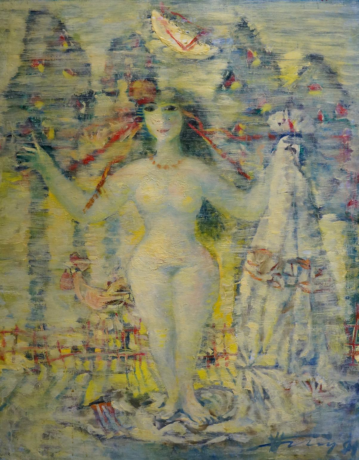 Surreal nude girl with multi-arms by Prokopenko Nikolay Nikolaevich