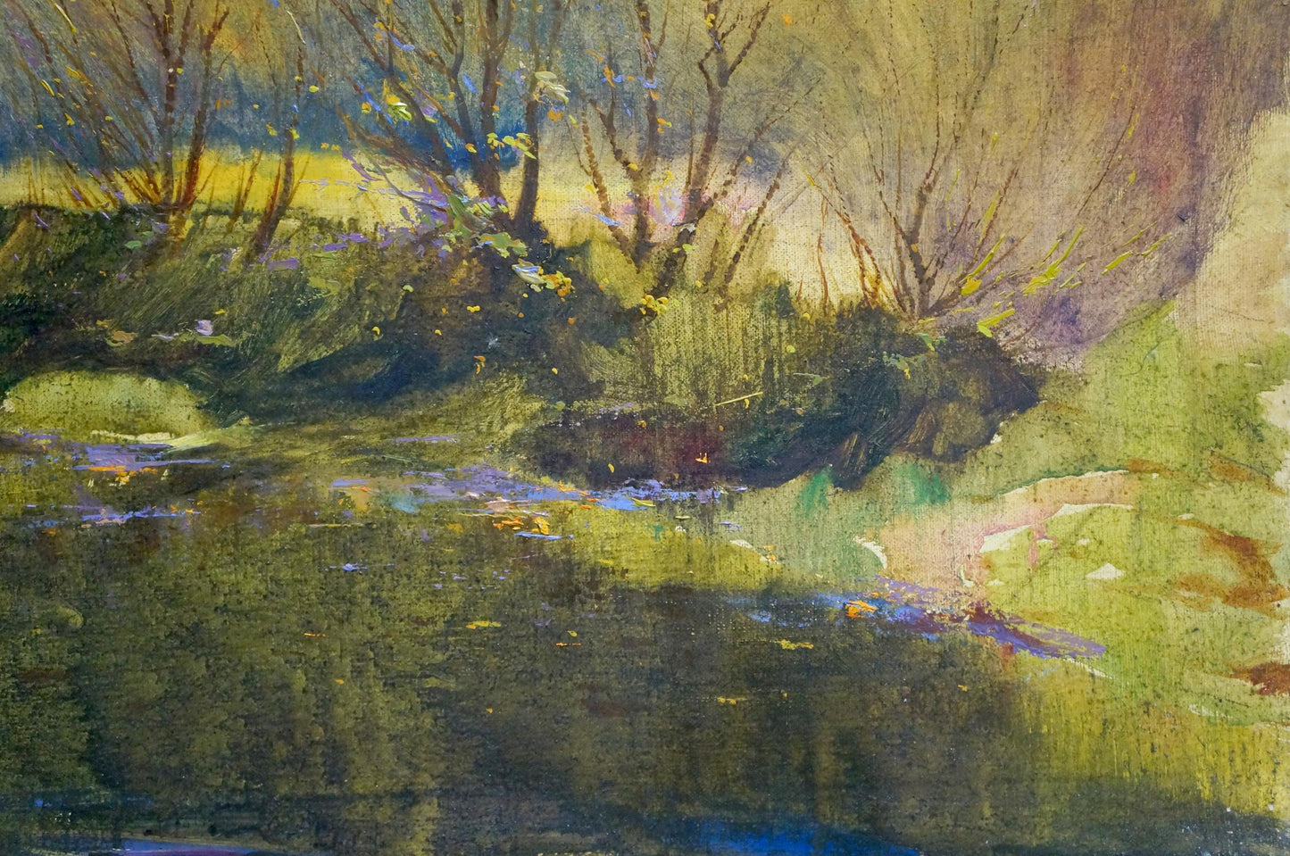 Oil painting of autumn landscape by Maltsev Nikolay Alexandrovich