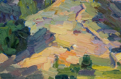 Vibrant impressionist oil landscape painting by Mordovets Andrey Nikitich