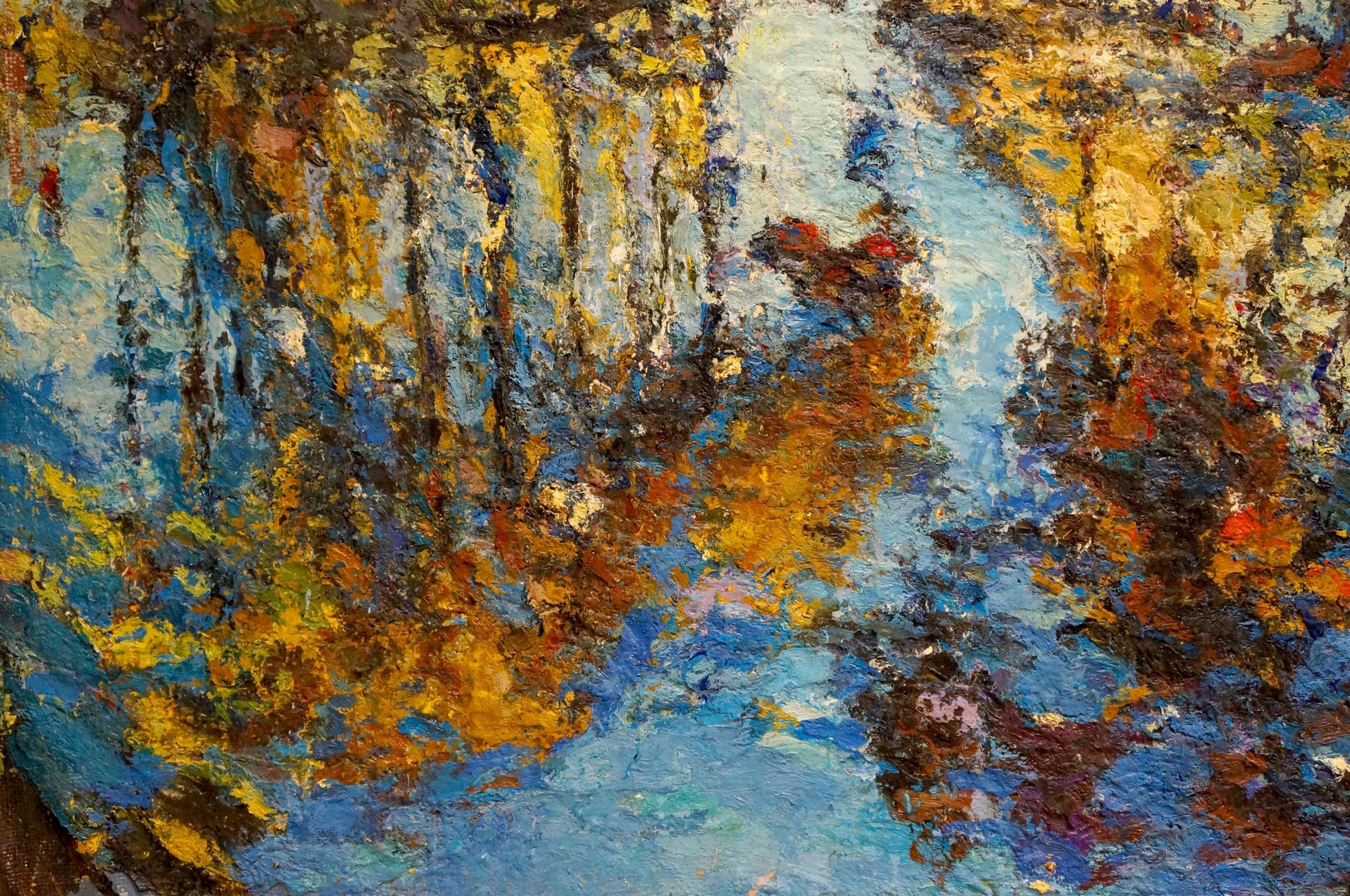 Oil painting Mirror landscape by Dupliy Sergey Alexandrovich