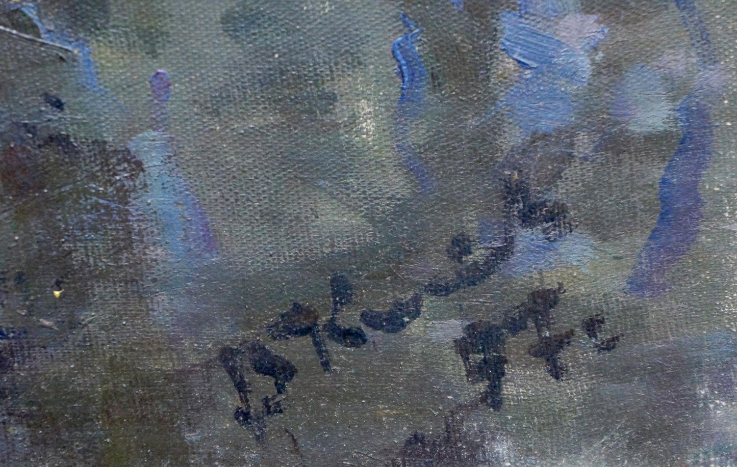 Oil painting River landscape by Kisil Grigory Alekseevich