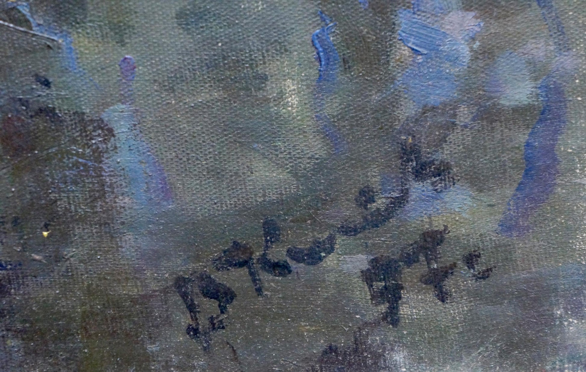 Oil painting River landscape by Kisil Grigory Alekseevich
