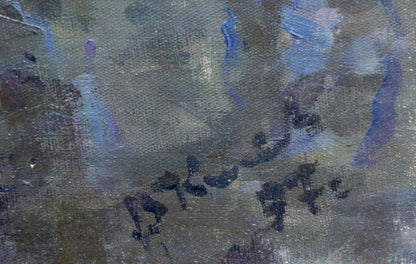 Oil painting River landscape by Kisil Grigory Alekseevich